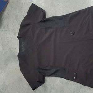 Black scrub top